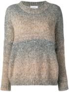 Snobby Sheep Knitted Gradient Sweater - Grey