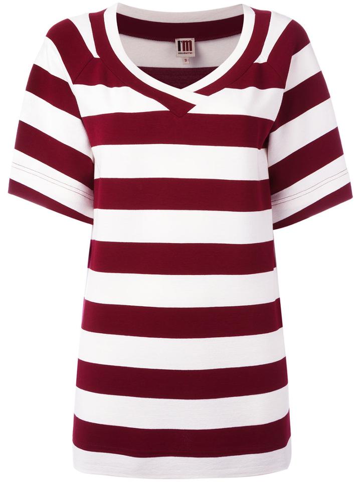 I'm Isola Marras Striped Top, Women's, Size: Small, Red, Polyamide/spandex/elastane/viscose