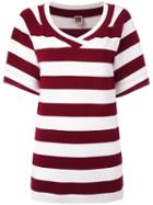 I'm Isola Marras Striped Top, Women's, Size: Small, Red, Polyamide/spandex/elastane/viscose