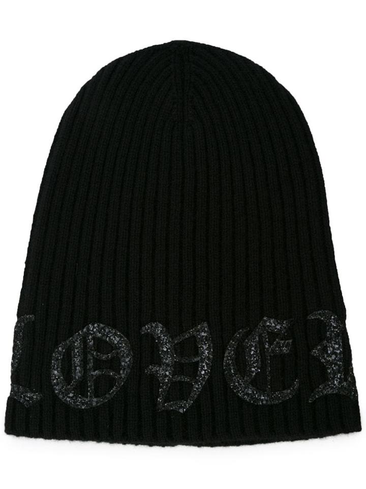 Amiri Ribbed Beanie - Black