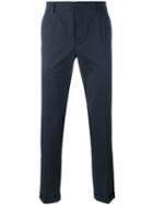 Prada Tailored Trousers, Men's, Size: 54, Blue, Cotton/spandex/elastane
