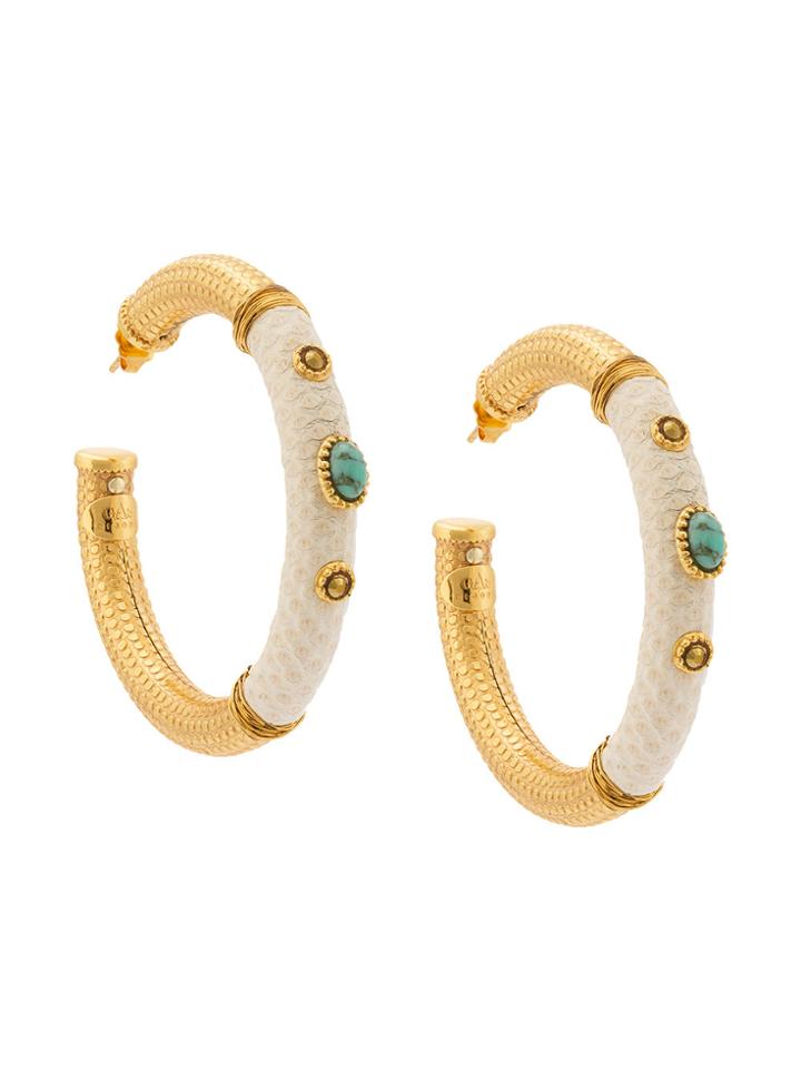 Gas Bijoux Acre Le Porto Earrings - White