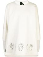 Bernhard Willhelm Oversized Boy Sweatshirt - White