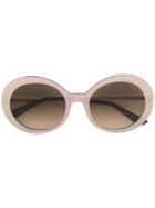 Christian Roth Round Frames Sunglasses - Brown