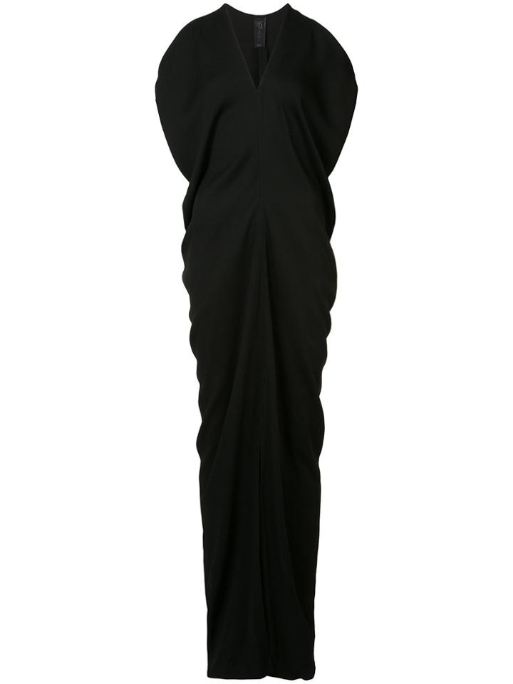 Zero + Maria Cornejo Draped Maxi Dress - Black