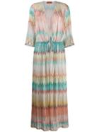 Missoni Mare Embroidered Maxi Dress - Blue