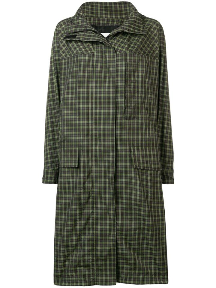 Yves Salomon Army Waterproof Cape - Green