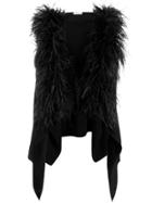 Fabiana Filippi Hooded Sleeveless Cardigan - Black