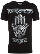 Moschino Hamsa Hand T-shirt, Men's, Size: Large, Black, Cotton