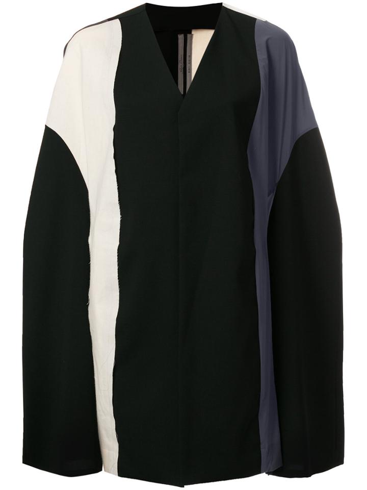 Rick Owens Colour Block Cape - Multicolour