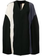 Rick Owens Colour Block Cape - Multicolour