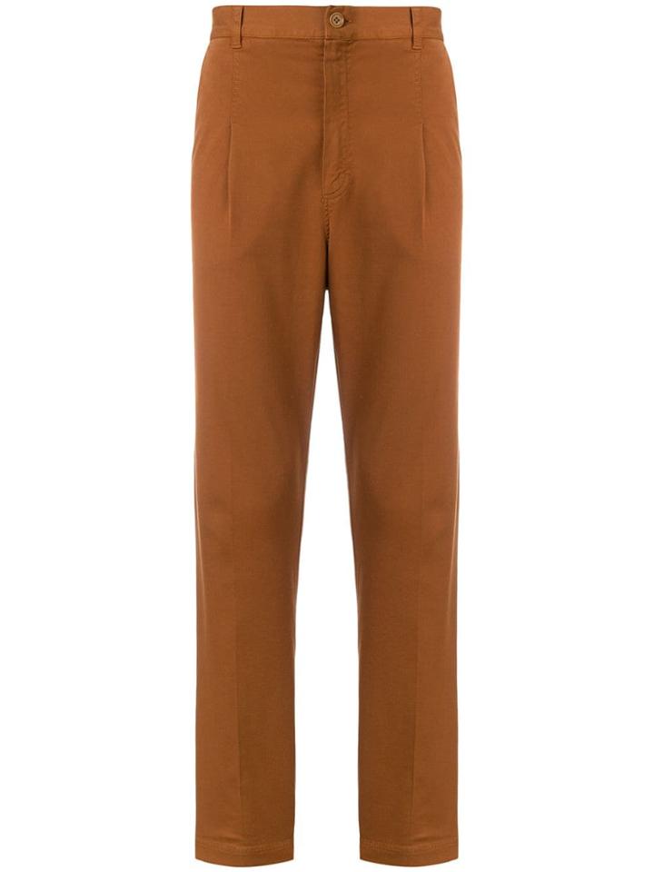 Henrik Vibskov Mid-rise Straight Trousers - Brown