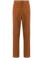 Henrik Vibskov Mid-rise Straight Trousers - Brown