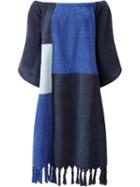 Lisa Marie Fernandez Towelling Off-shoulder Dress