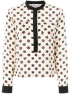 Red Valentino Printed Buttoned Blouse - Multicolour
