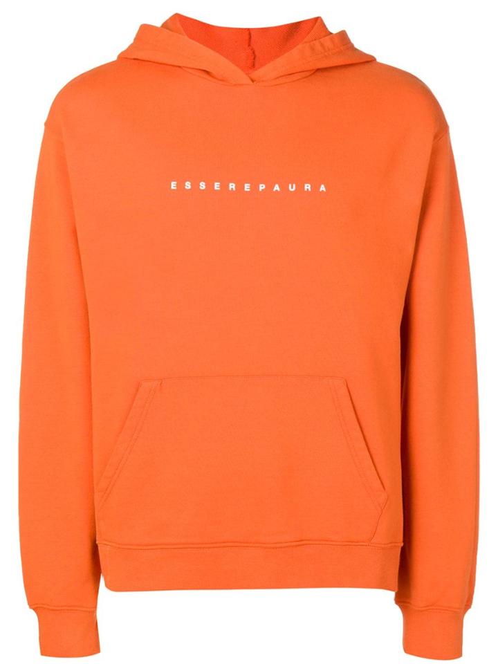 Paura Logo Hoodie - Orange