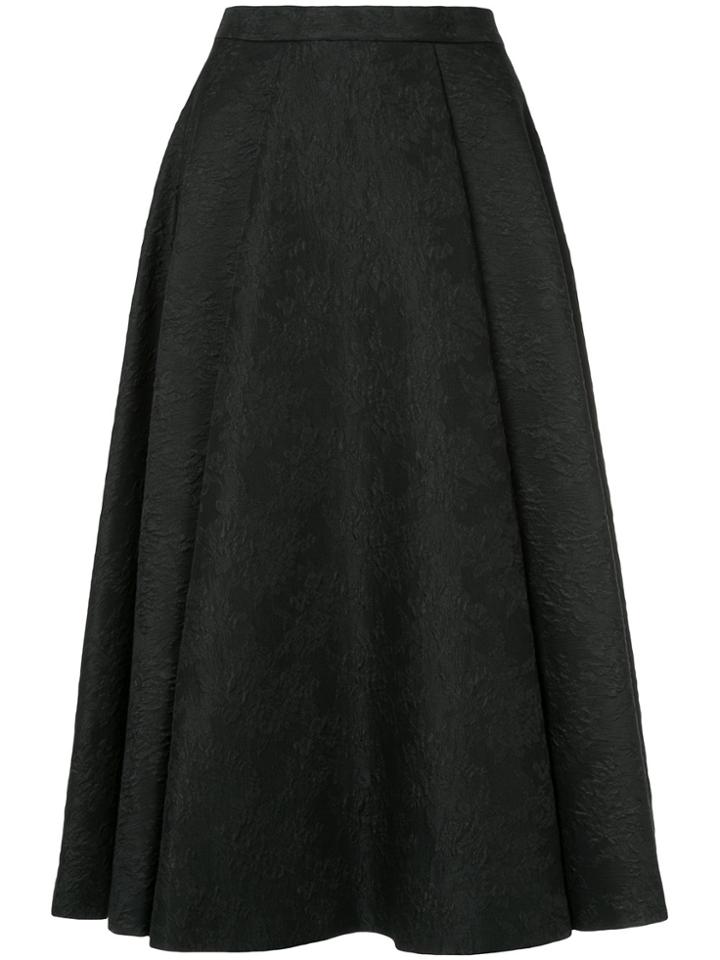 Le Ciel Bleu Jacquard Full Skirt - Black