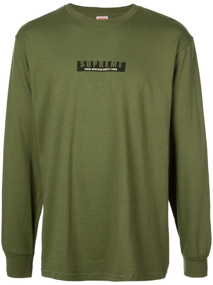 Supreme 1994 L/s Tee - Green