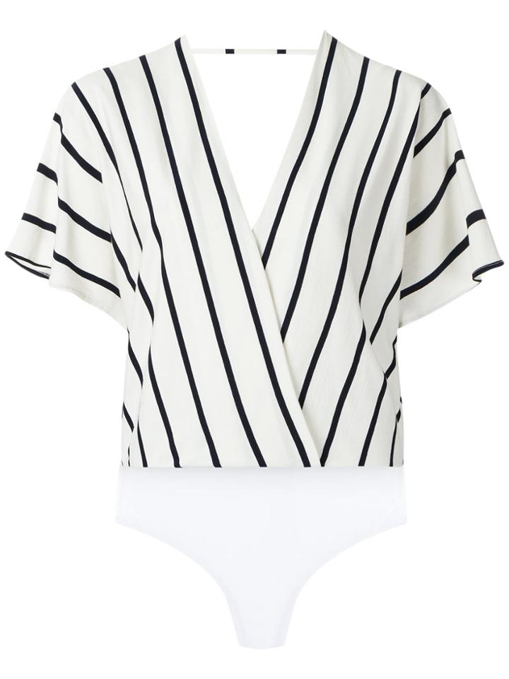 Andrea Marques Striped Bodysuit - Unavailable