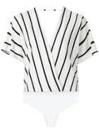 Andrea Marques Striped Bodysuit - Unavailable