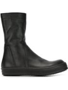 Rick Owens Basket Creeper Boots, Men's, Size: 44, Black, Rubber/calf Leather/leather