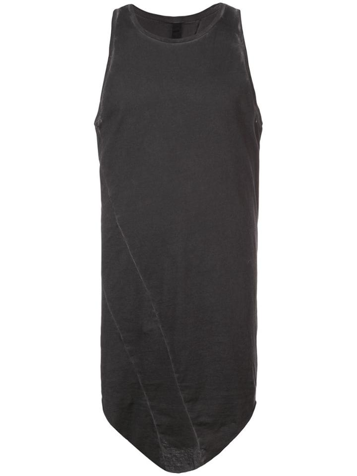 Army Of Me Oversized Tank T-shirt - Grey