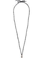 Christian Koban Diamond Skull Necklace - Black