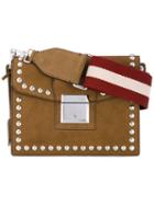 Bally - Small Grimoire Shoulder Bag - Women - Cotton/leather - One Size, Brown, Cotton/leather
