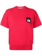 Alexander Wang Logo Tag Top - Red