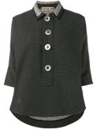 Jour/né Patterned Shirt, Women's, Size: 40, Black, Cotton/polyester