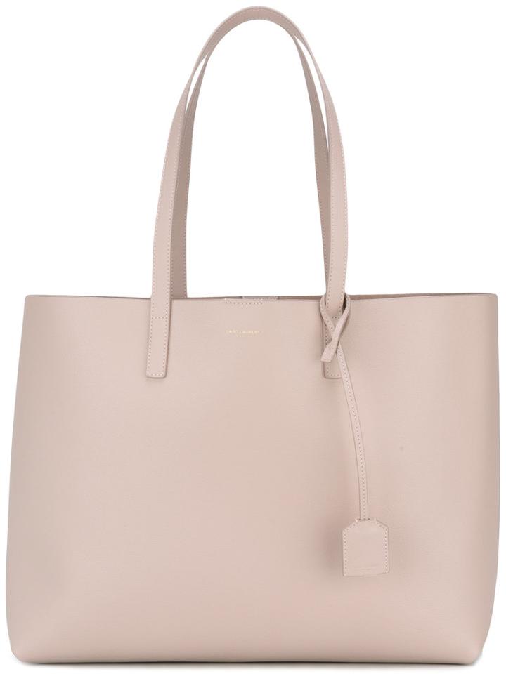 Saint Laurent Borsa Tote, Women's, Pink/purple, Leather
