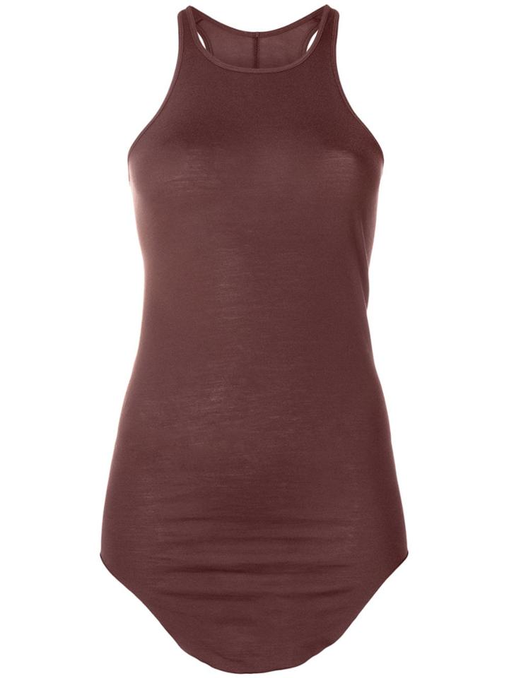 Rick Owens Lilies Sleeveless Tank Top - Brown