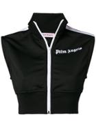 Palm Angels Sleeveless Cropped Top - Black
