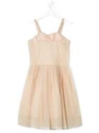 Stella Mccartney Kids - Teen Spaghetti Strap Dress - Kids - Cotton/polyester - 14 Yrs, Girl's, Nude/neutrals