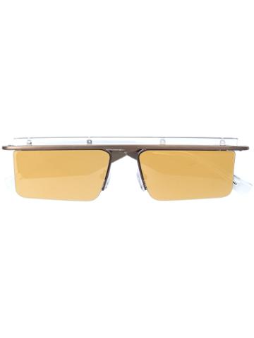 Le Specs Le Specs X Adam Selman Flex Sunglasses - Metallic