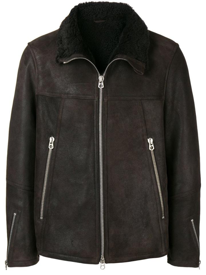 Drome Zipper Details Jacket - Brown