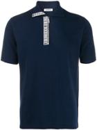 Dirk Bikkembergs Logo Short-sleeve Polo Shirt - Blue