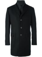 Fay Layered Padded Coat, Men's, Size: Medium, Black, Polyamide/polypropylene/polyester