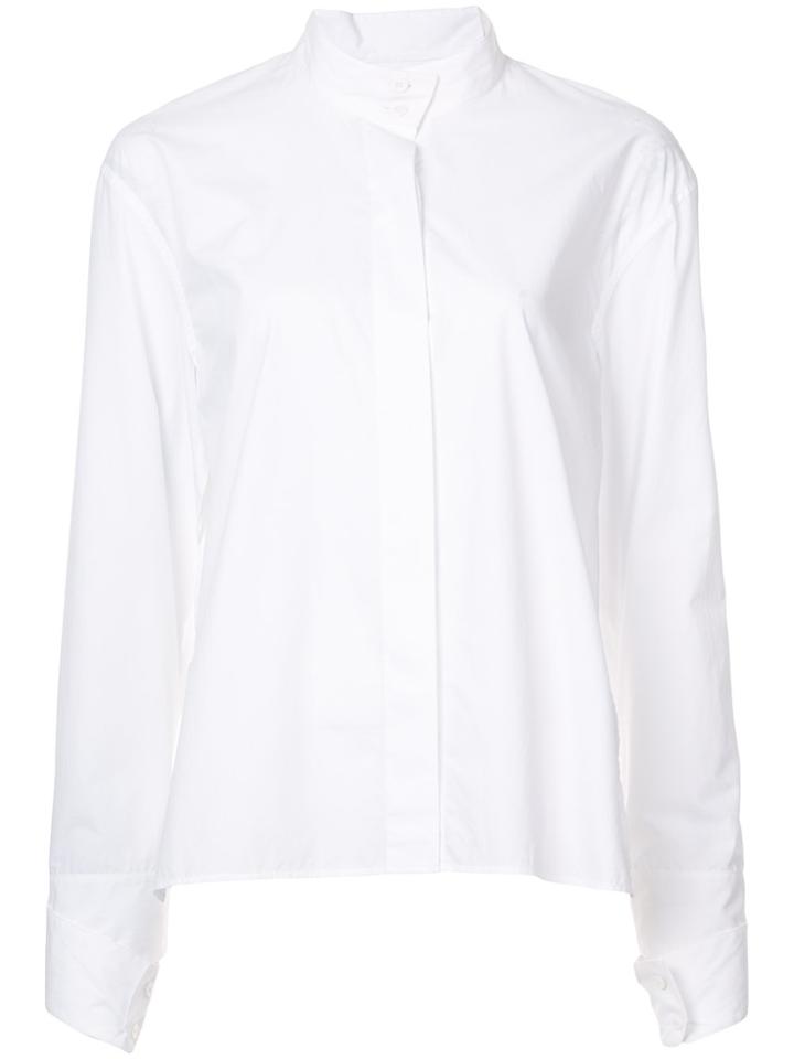 Dion Lee Cuff Neck Shirt - White