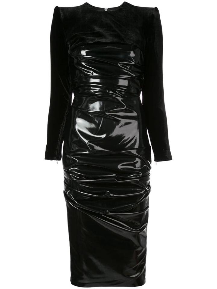 Alex Perry Hart Layered-effect Dress - Black