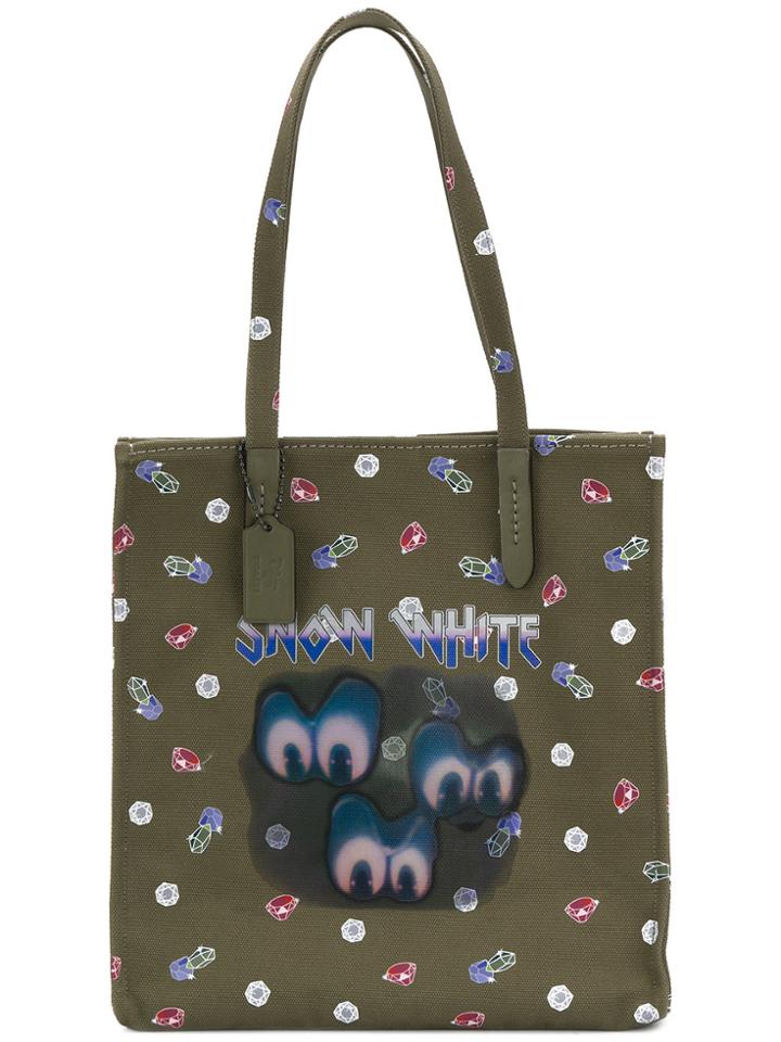 Coach Coach X Disney Snow White Shopper Bag - Green