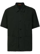 Barena Shortsleeved Button Shirt - Black