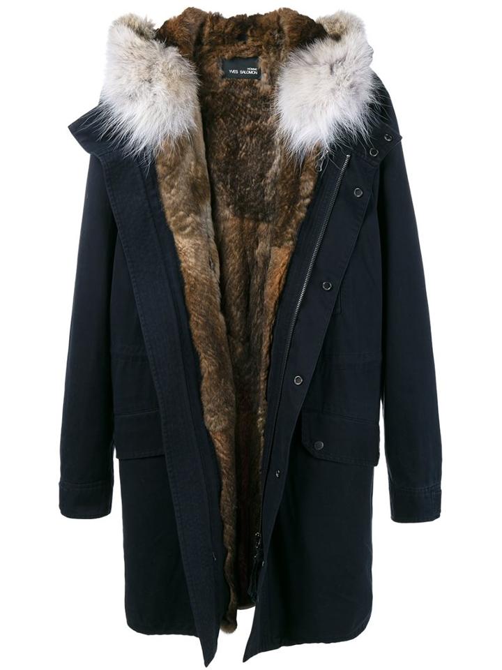Yves Salomon Fur Hooded Parka