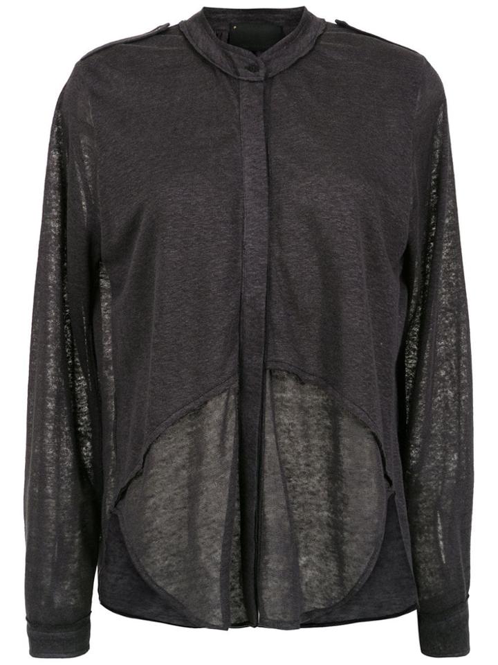 Andrea Bogosian Linen Shirt - Grey