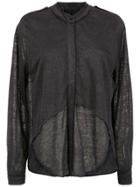 Andrea Bogosian Linen Shirt - Grey