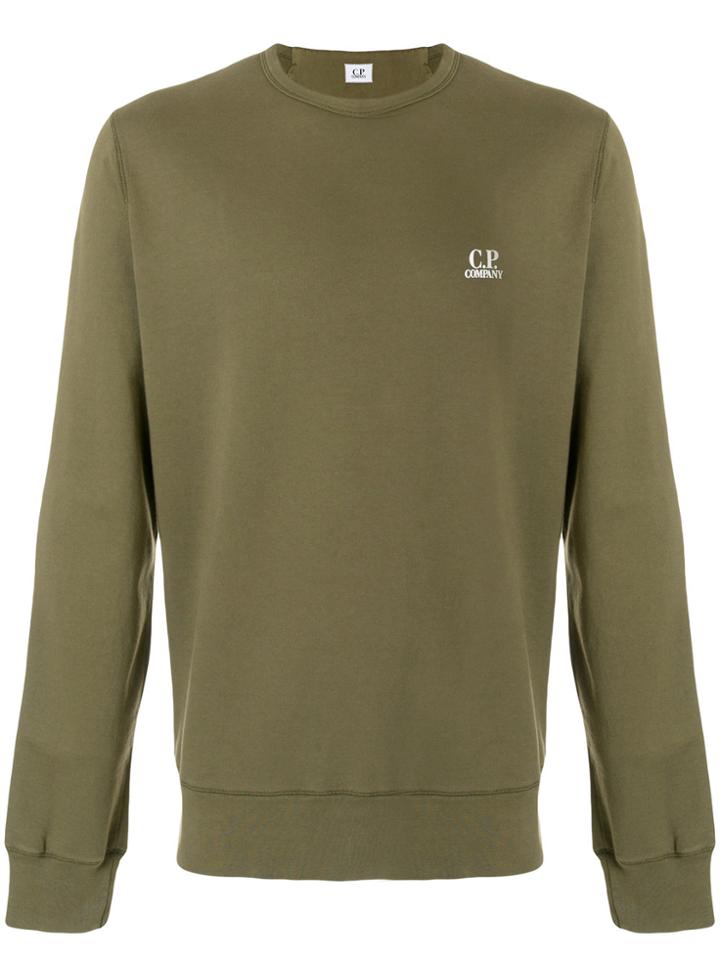 Cp Company Crew Neck Sweater - Green