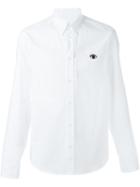Kenzo 'eye' Button Down Shirt, Men's, Size: 41, White, Cotton