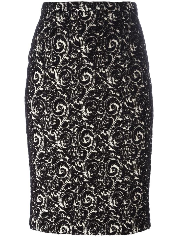 Eggs - 'monaco' Skirt - Women - Cotton/polyamide/polyester/acetate - 44, Black, Cotton/polyamide/polyester/acetate
