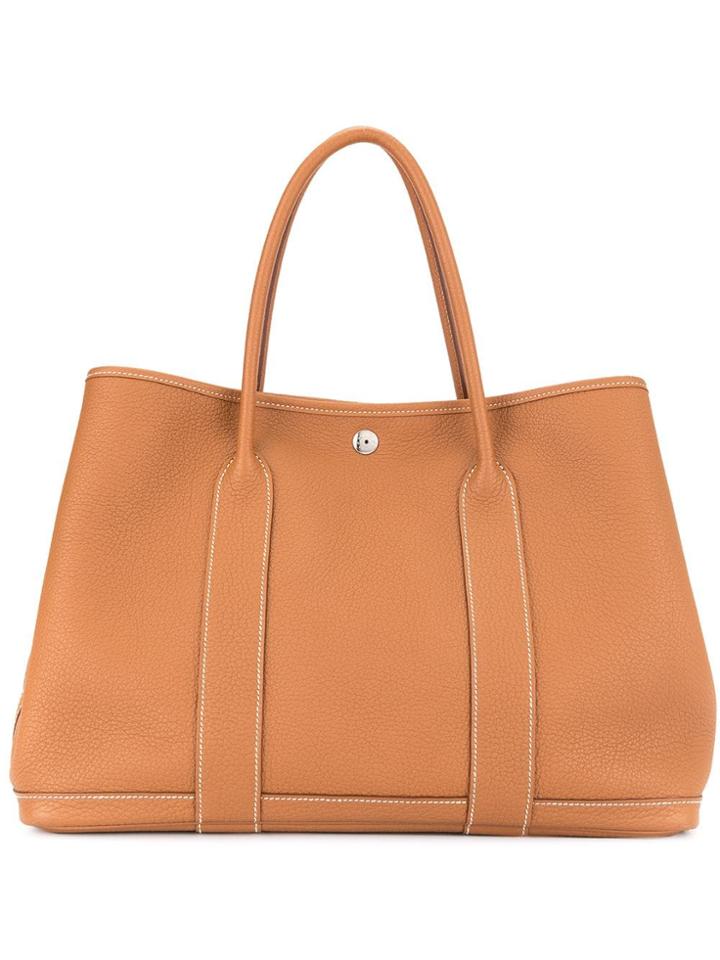 Hermès Vintage Garden Party Pm Handbag - Brown