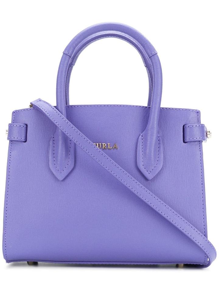 Furla Pin Tote Bag - Purple